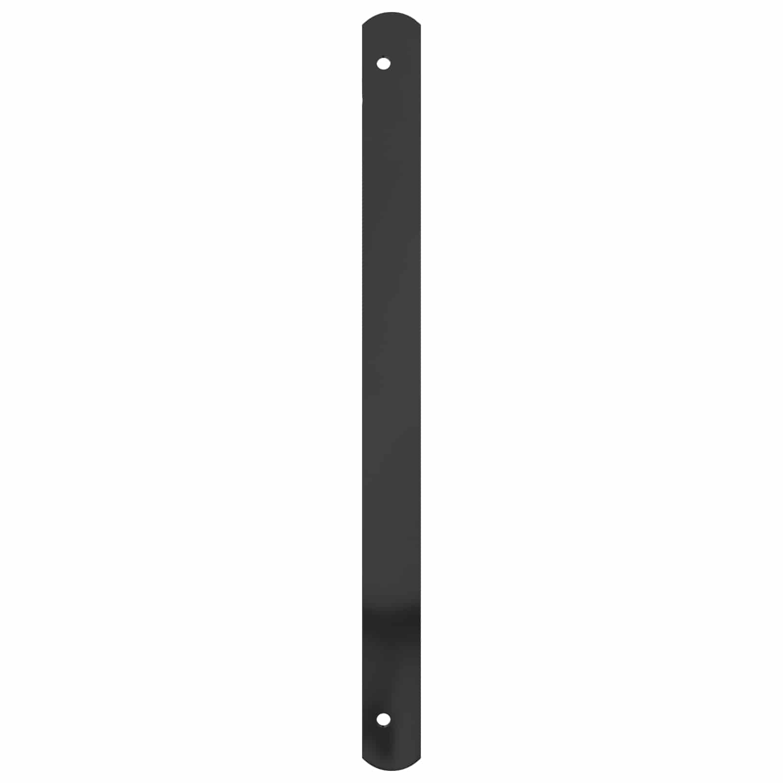 Window Grille Black 75.5 x 45 cm Powder-Coated Steel