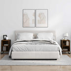 Bedside Table Smoke Oak 39.5 x 30 x 50 cm Engineered Wood