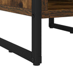 Bedside Table 2 pcs Smoke Oak 39.5 x 30 x 50 cm Engineered Wood