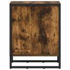 Bedside Table 2 pcs Smoke Oak 39.5 x 30 x 50 cm Engineered Wood