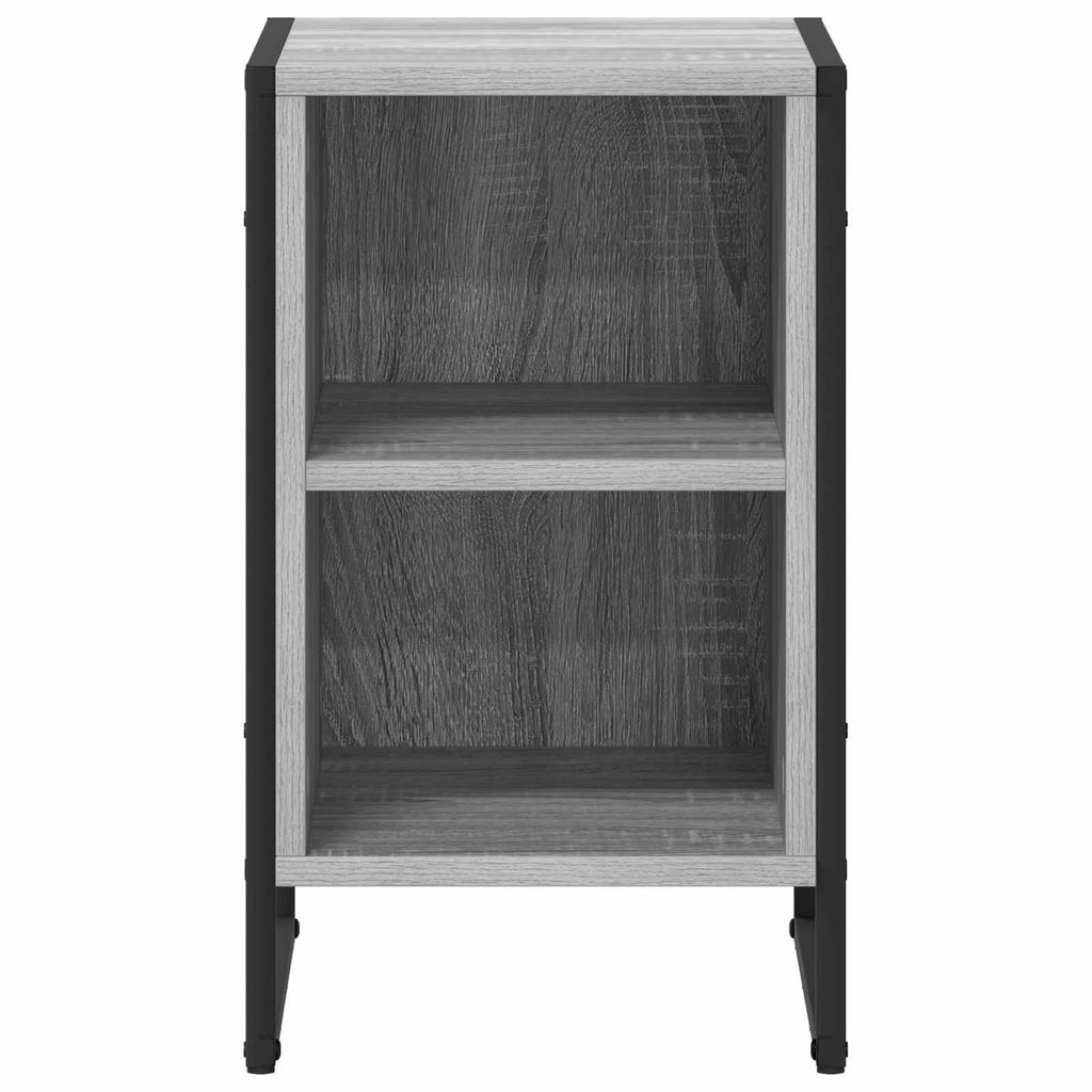 Bedside Table Grey Sonoma 39.5 x 30 x 50 cm Engineered Wood