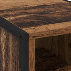 Bedside Table 2 pcs Old Wood 39.5 x 30 x 50 cm Engineered Wood