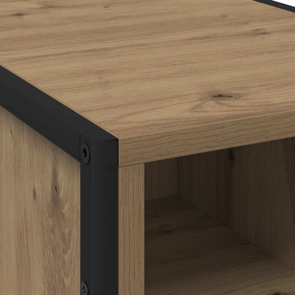 Bedside Table Artisian Oak 39.5 x 30 x 50 cm Engineered Wood