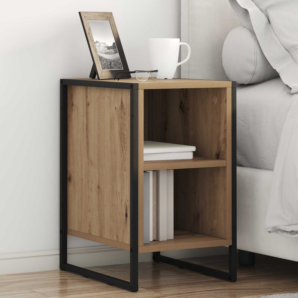 Bedside Table Artisian Oak 39.5 x 30 x 50 cm Engineered Wood