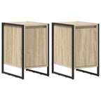 Bedside Table 2 pcs Sonoma 39.5 x 30 x 50 cm Engineered Wood