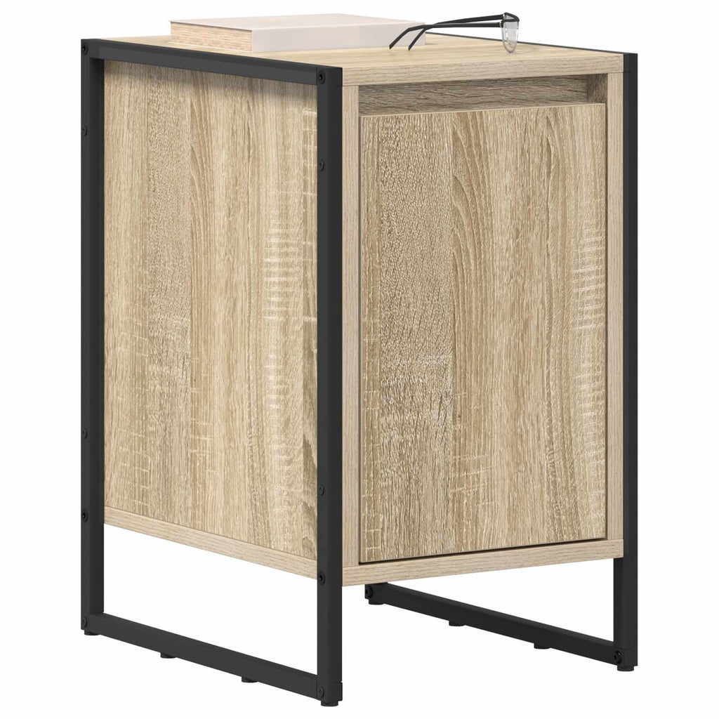 Bedside Table 2 pcs Sonoma 39.5 x 30 x 50 cm Engineered Wood
