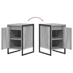 Bedside Table Grey Sonoma 39.5 x 30 x 50 cm Engineered Wood