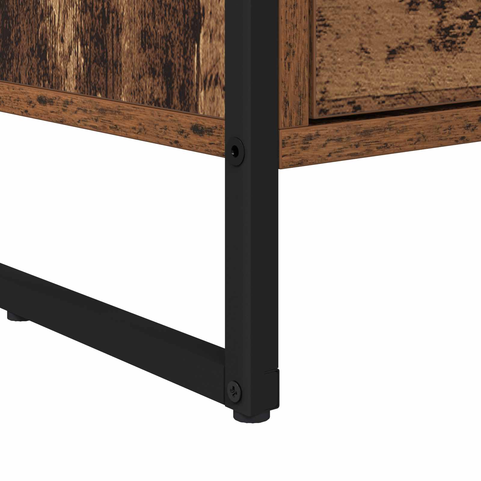 Bedside Table Old Wood 39.5 x 30 x 50 cm Engineered Wood