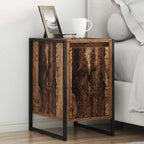 Bedside Table Old Wood 39.5 x 30 x 50 cm Engineered Wood