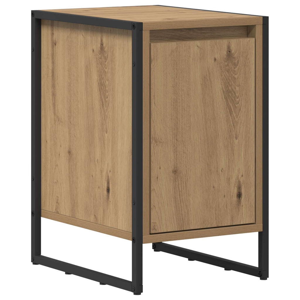 Bedside Table 2 pcs Artisian Oak 39.5 x 30 x 50 cm