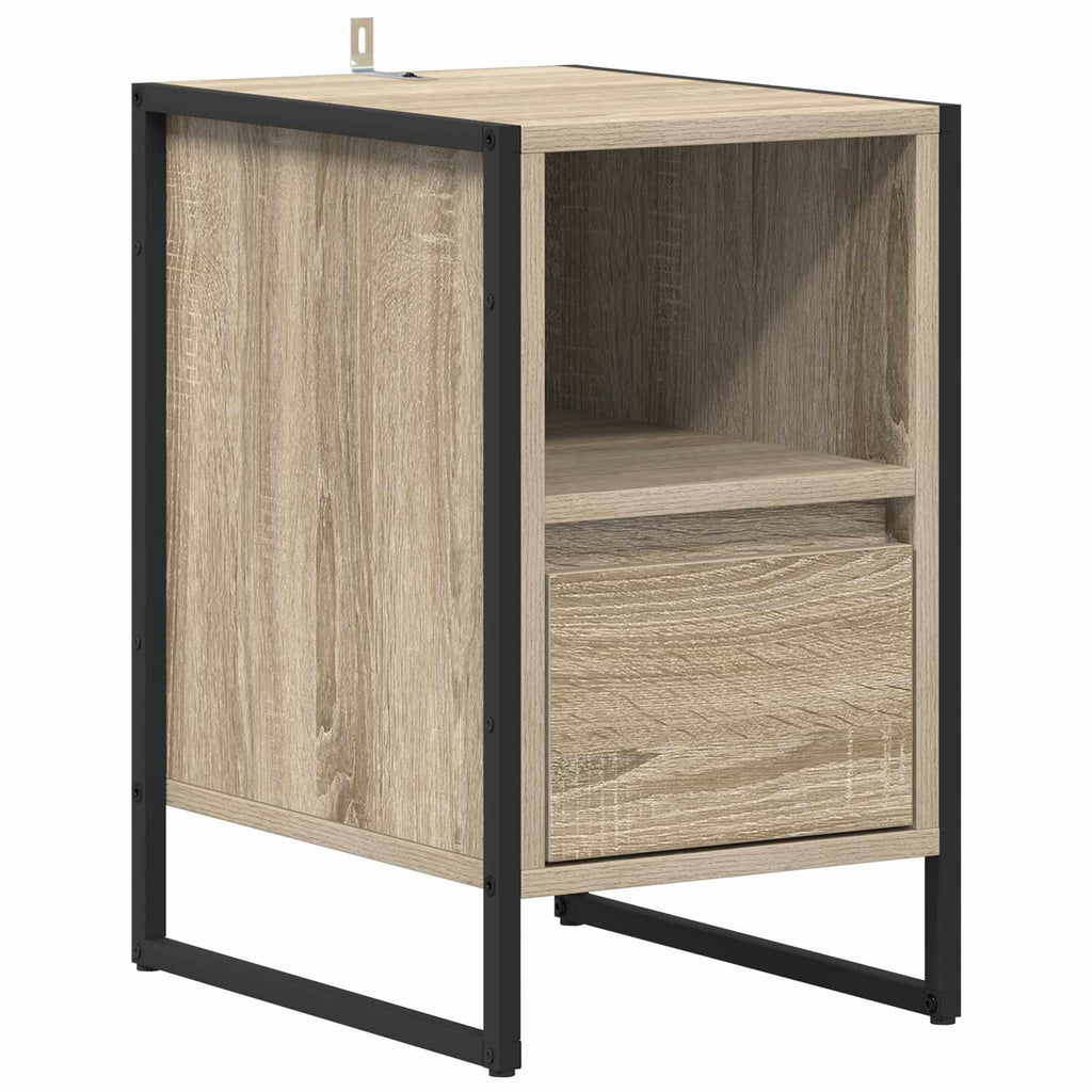 Bedside Table Sonoma 39.5 x 30 x 50 cm Engineered Wood