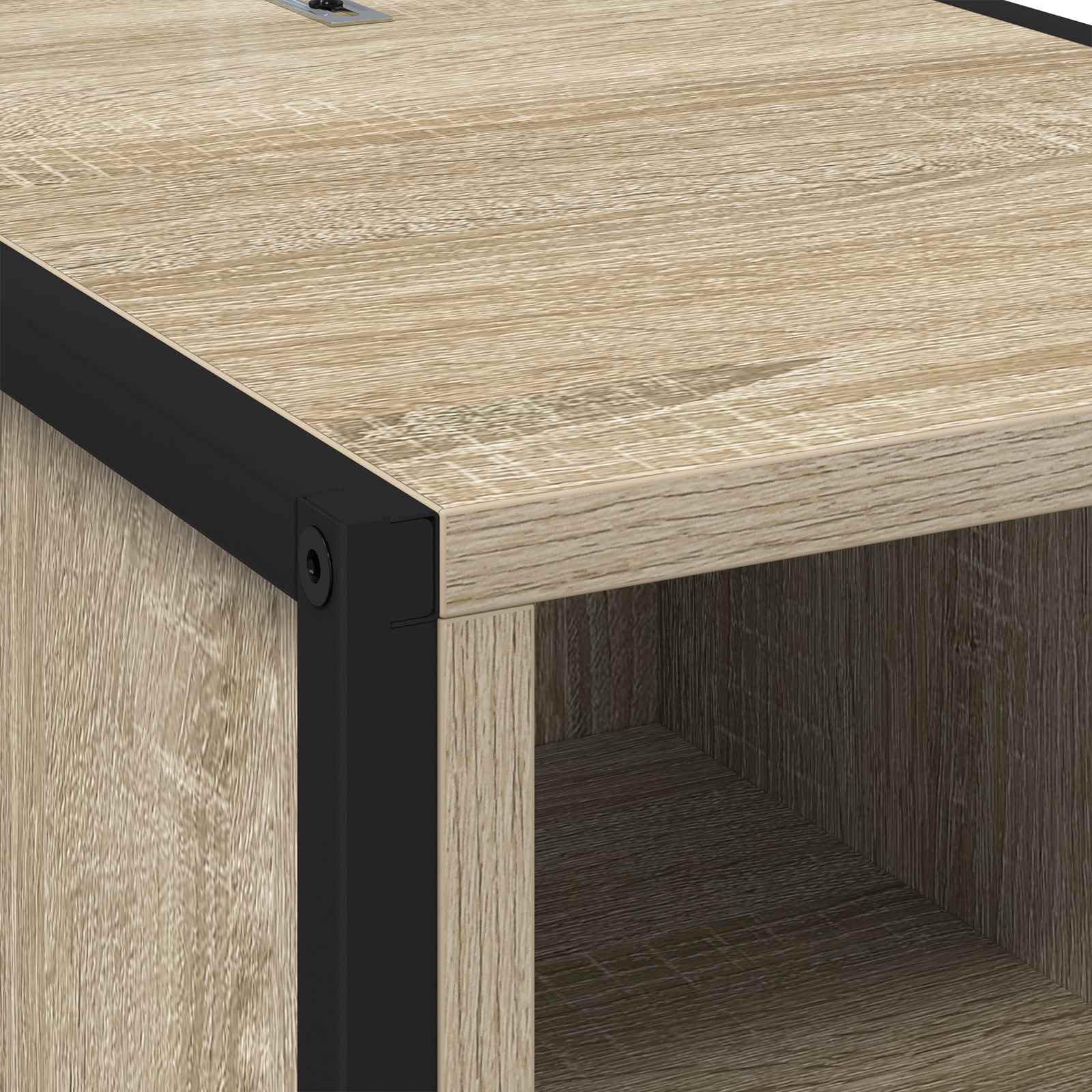Bedside Table 2 pcs Sonoma 39.5 x 30 x 50 cm Engineered Wood