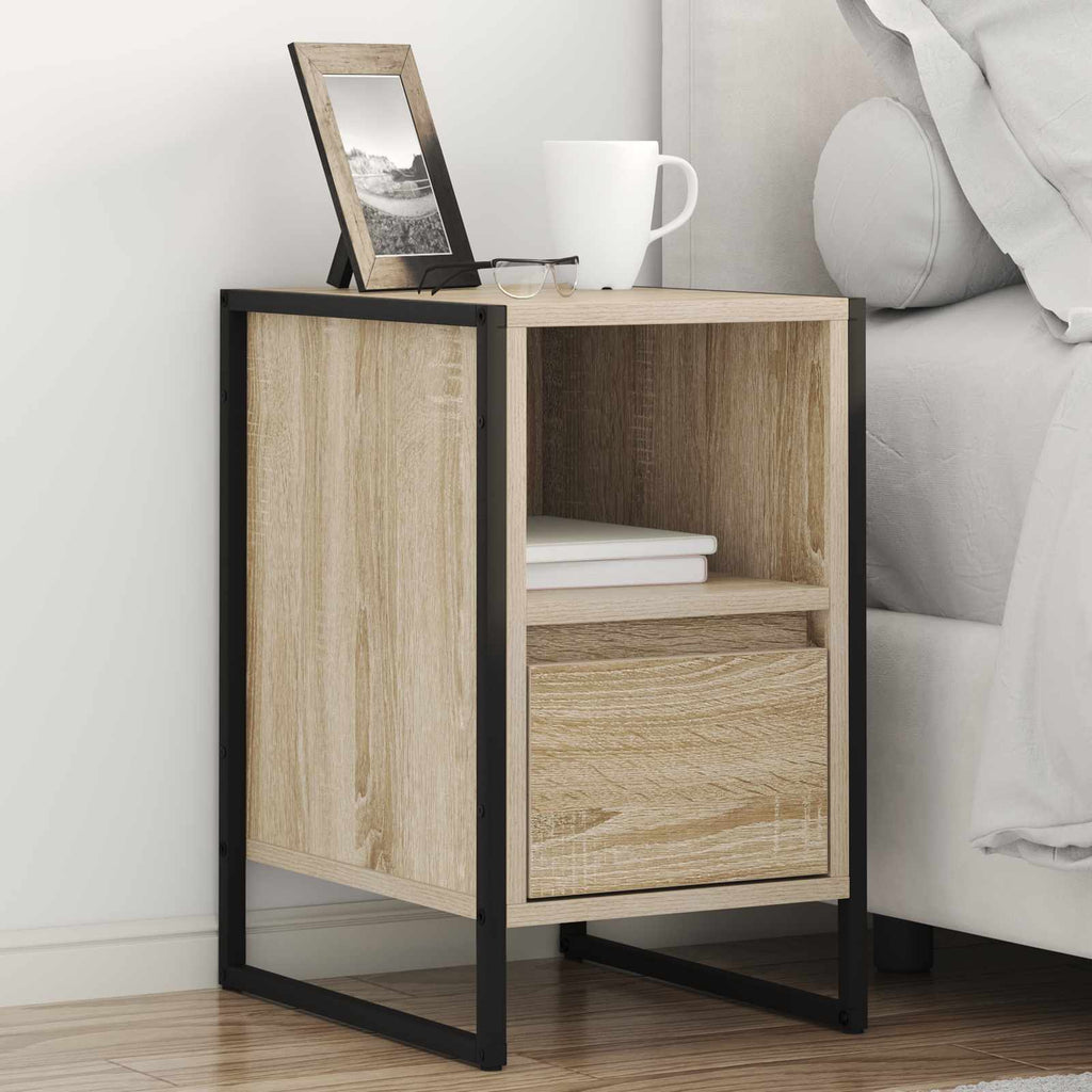 Bedside Table 2 pcs Sonoma 39.5 x 30 x 50 cm Engineered Wood