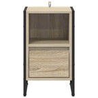 Bedside Table 2 pcs Sonoma 39.5 x 30 x 50 cm Engineered Wood