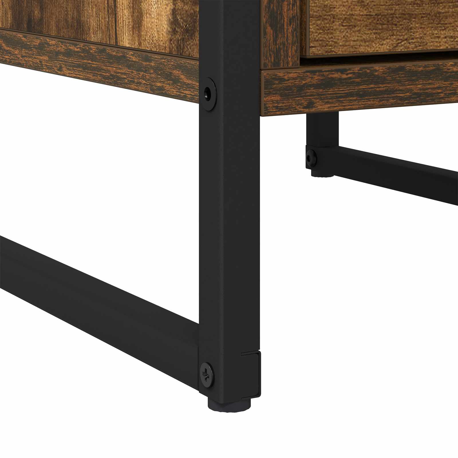 Bedside Table 2 pcs Smoke Oak 39.5 x 30 x 50 cm Engineered Wood