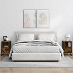 Bedside Table 2 pcs Smoke Oak 39.5 x 30 x 50 cm Engineered Wood