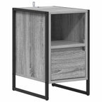 Bedside Table Grey Sonoma 39.5 x 30 x 50 cm Engineered Wood