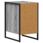 Bedside Table Grey Sonoma 39.5 x 30 x 50 cm Engineered Wood