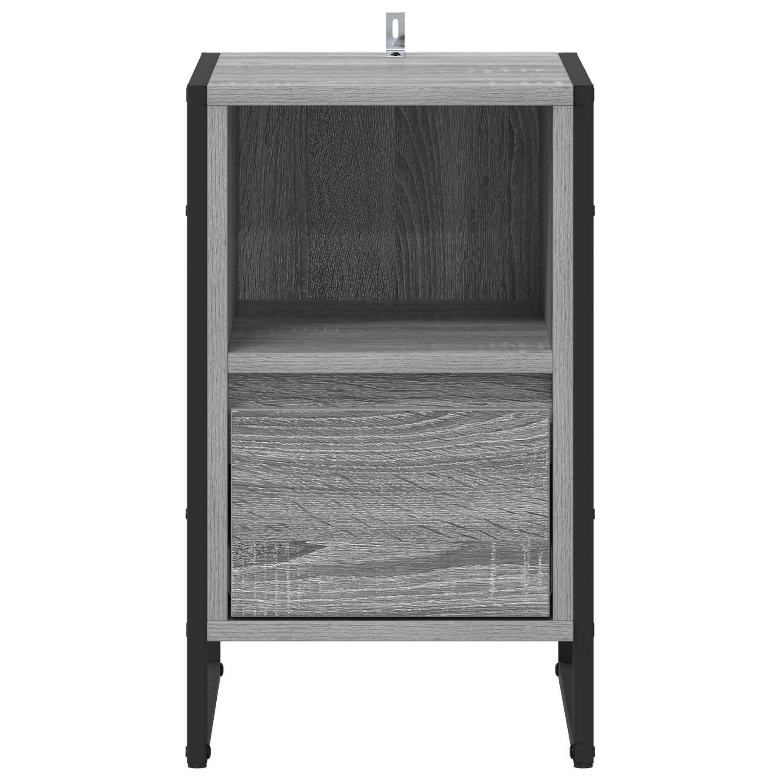 Bedside Table Grey Sonoma 39.5 x 30 x 50 cm Engineered Wood