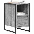 Bedside Table Grey Sonoma 39.5 x 30 x 50 cm Engineered Wood