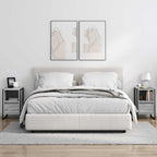 Bedside Table with Drawer 2 pcs Grey Sonoma 39.5 x 30 x 50 cm