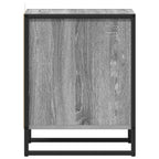 Bedside Table with Drawer 2 pcs Grey Sonoma 39.5 x 30 x 50 cm