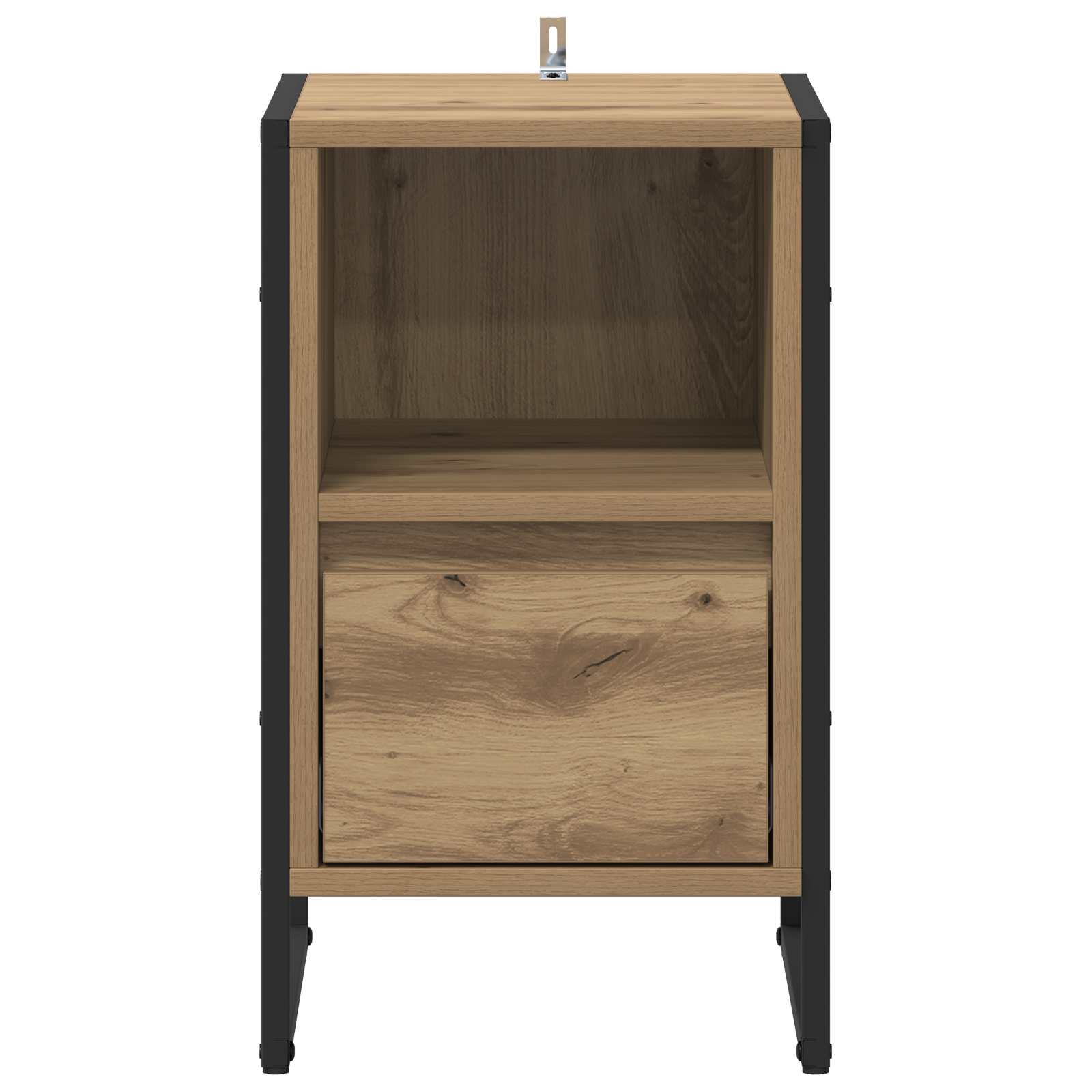 Bedside Table Artisian Oak 39.5 x 30 x 50 cm Engineered Wood