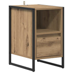 Bedside Table with Drawer 2 pcs Artisian Oak 39.5 x 30 x 50 cm