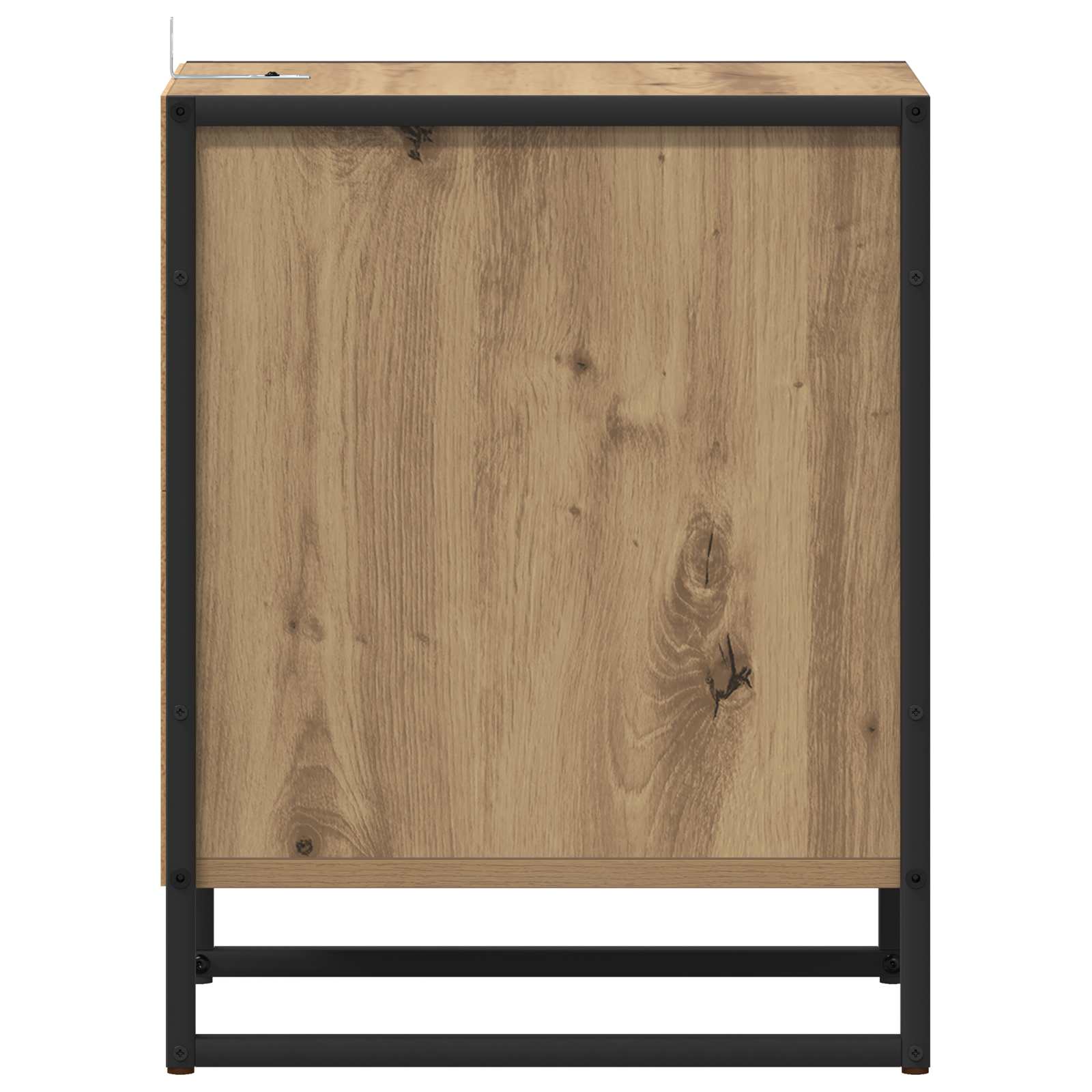 Bedside Table with Drawer 2 pcs Artisian Oak 39.5 x 30 x 50 cm