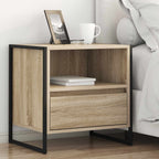 Bedside Table 2 pcs Sonoma 50 x 39.5 x 50 cm Engineered Wood