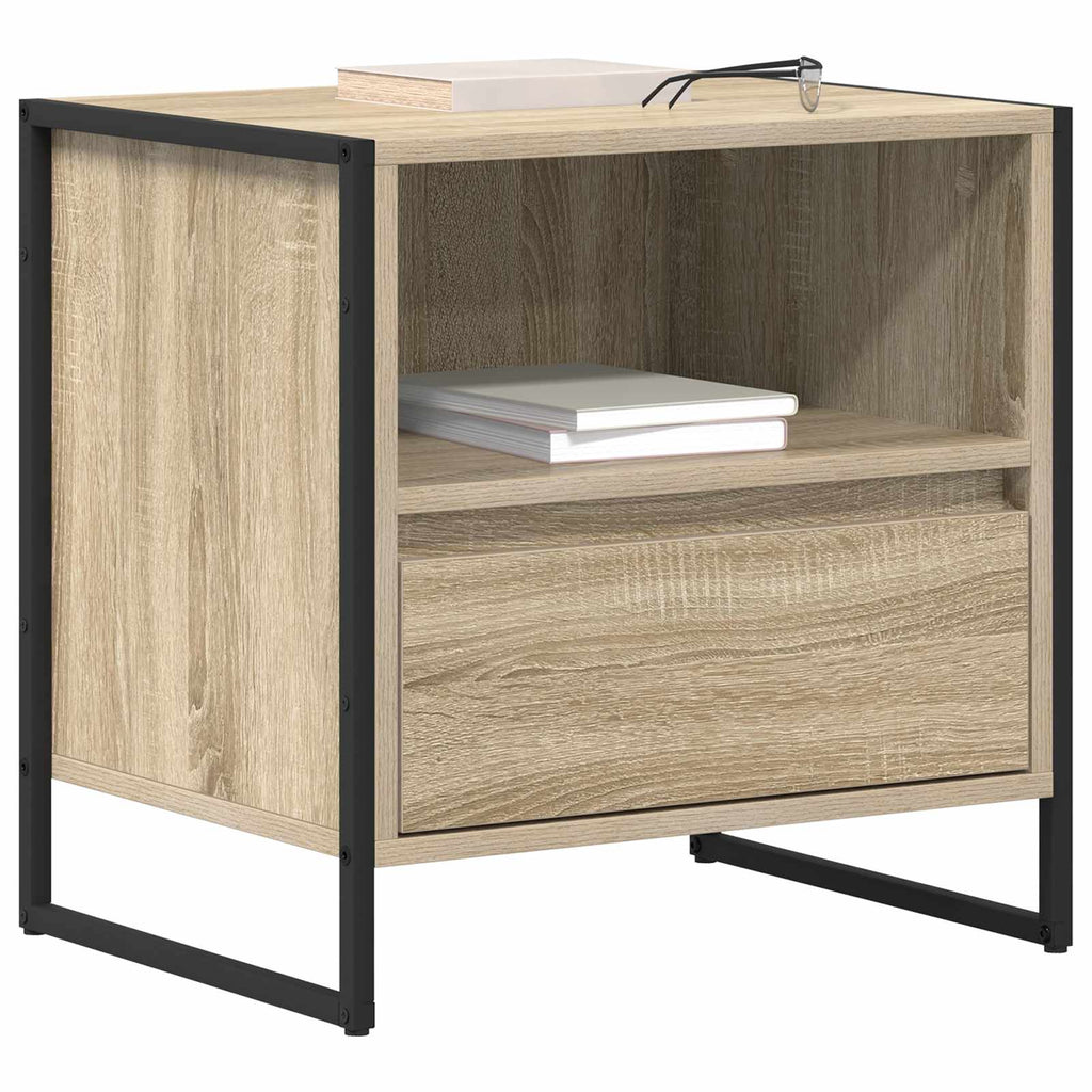 Bedside Table 2 pcs Sonoma 50 x 39.5 x 50 cm Engineered Wood