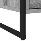 Bedside Table Grey Sonoma 50 x 39.5 x 50 cm Engineered Wood