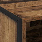 Bedside Table Old Wood 50 x 39.5 x 50 cm Engineered Wood