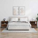 Bedside Table Old Wood 50 x 39.5 x 50 cm Engineered Wood