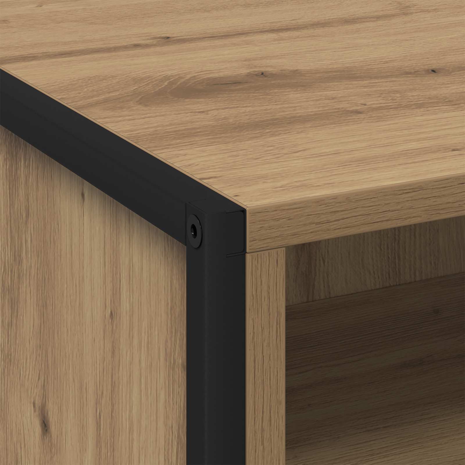 Bedside Table Artisian Oak 50 x 39.5 x 50 cm Engineered Wood