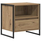 Bedside Table Artisian Oak 50 x 39.5 x 50 cm Engineered Wood