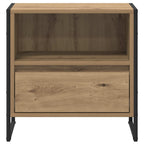 Bedside Table Artisian Oak 50 x 39.5 x 50 cm Engineered Wood