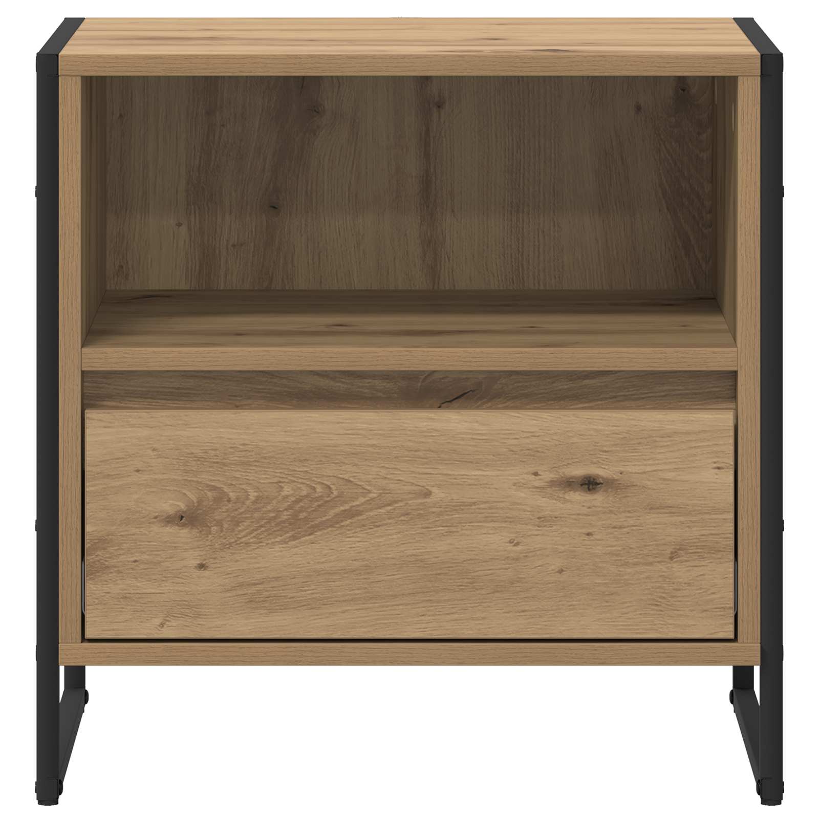Bedside Table Artisian Oak 50 x 39.5 x 50 cm Engineered Wood