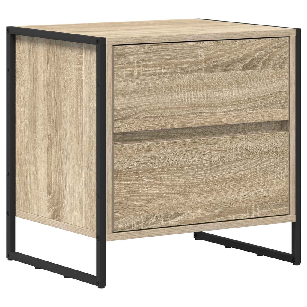 Bedside Table Sonoma 50 x 39.5 x 50 cm Engineered Wood