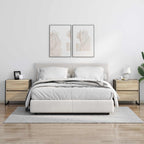 Bedside Table 2 pcs Sonoma 50 x 39.5 x 50 cm Engineered Wood