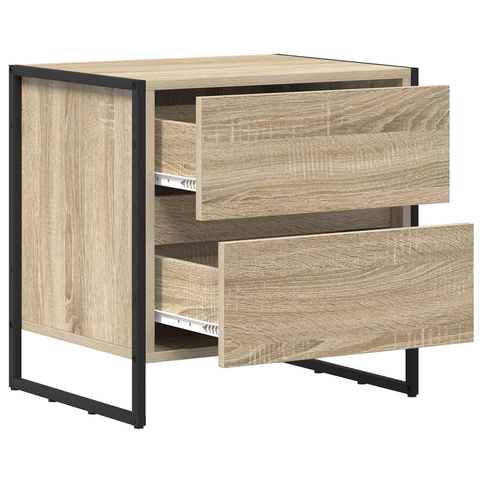 Bedside Table 2 pcs Sonoma 50 x 39.5 x 50 cm Engineered Wood