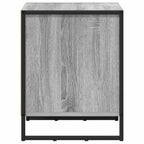 Bedside Table Grey Sonoma 50 x 39.5 x 50 cm Engineered Wood