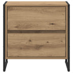 Bedside Table with Drawer 2 pcs Artisian Oak 50 x 39.5 x 50 cm