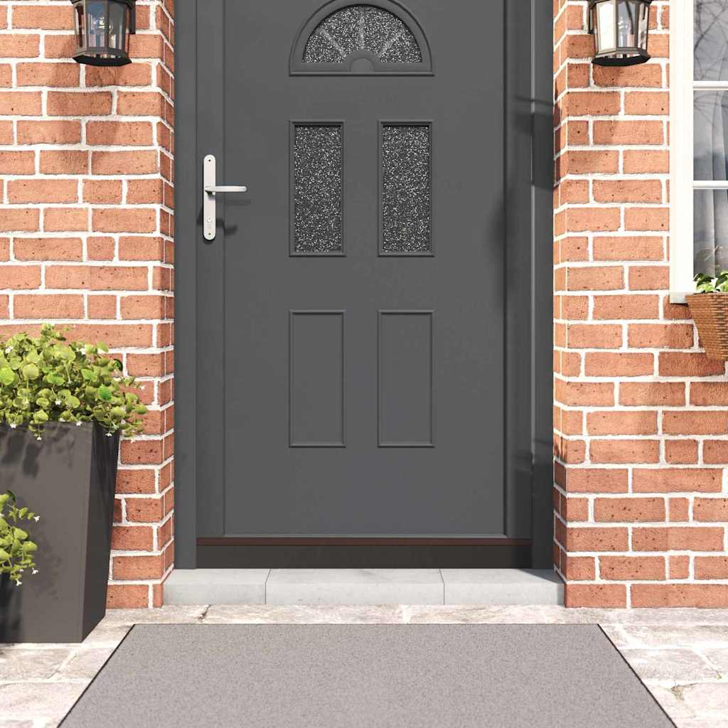 Self-adhesive Door Brush Seals 6 pcs Brown 100 cm