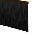 Self-adhesive Door Brush Seals 2 pcs Brown 100 cm