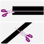 Self-adhesive Door Brush Seals 2 pcs Brown 100 cm