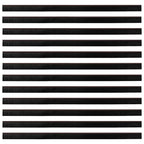 Screw-on Door Brush Seals 12 pcs Brown 100 cm Aluminium Alloy