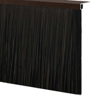 Screw-on Door Brush Seals 12 pcs Brown 100 cm Aluminium Alloy