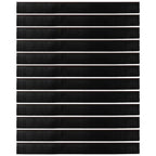 Screw-on Door Brush Seals 12 pcs Brown 100 cm Aluminium Alloy