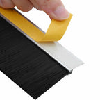 Self-adhesive Door Brush Seals 2 pcs Silver 100 cm